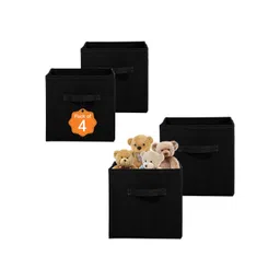 Kuber Industries Black 4 Pieces Durable Multi-Utility Organisers-picture-40