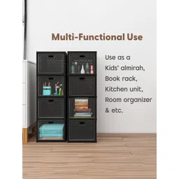 Kuber Industries Black 5-Tier Organisers image 4