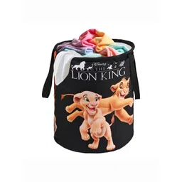 Kuber Industries Black & Beige Printed Foldable Laundry Bags 45 l image 5