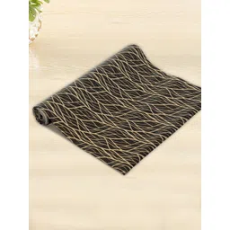 Kuber Industries Black & Beige Printed  PVC Anti Slip Skid Shelf Mat-picture-14