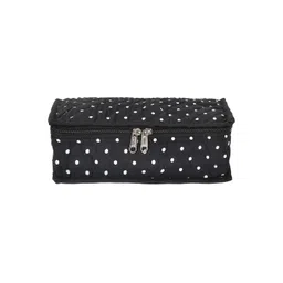 Kuber Industries Black & White Printed Cotton Jewellery Organiser-picture-15