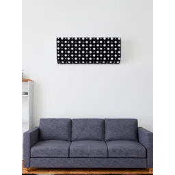 Kuber Industries Black & White Windproof Printed AC Cover-picture-26