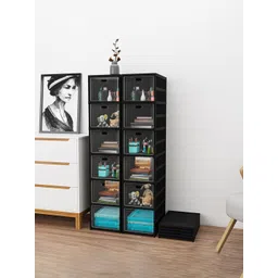 Kuber Industries Black Pack Of 2 6-Tier Organisers-picture-44