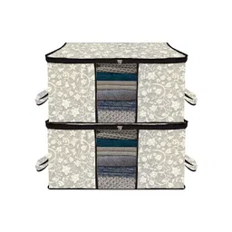 Kuber Industries Black Set of 2 Regular Swab Storage Organisers-picture-24