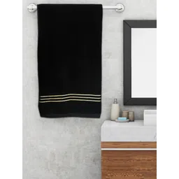 Kuber Industries Black Solid 400 GSM Bath Towel-picture-12