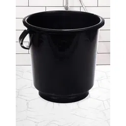 Kuber Industries Black Solid Plastic Bath Accessories Set-picture-14