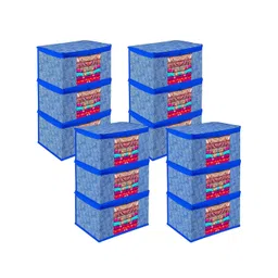 Kuber Industries Blue 12 Pieces Printed Multi-Utility Organisers-picture-42