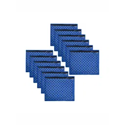 Kuber Industries Blue & Black 12 Pieces Printed Reusable Drawer Organisers-picture-24