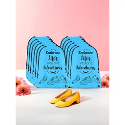 Kuber Industries Blue & Black 12 Pieces Regular Shoes Organiser-picture-19