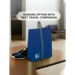 Kuber Industries Blue & Black 12 Pieces Shoes Organiser image 4