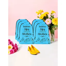 Kuber Industries Blue & Black 6 Pieces Printed Multi-Utility Organisers-picture-36