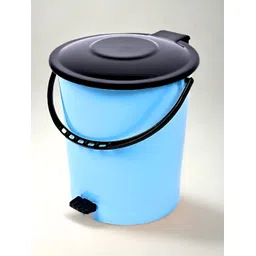 Kuber Industries Blue & Black Pedal Dust Bins 10 L-picture-40