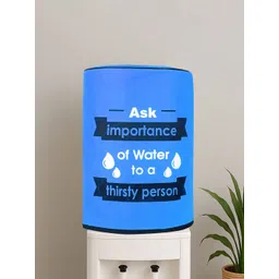 Kuber Industries Blue & Black Printed Water Camper Cover With Water Level indicator-picture-26