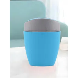 Kuber Industries Blue & Grey Portable Mini Dustbin With Swing Lid- 2.5 L-picture-24