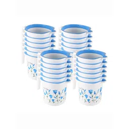 Kuber Industries Blue & White 24 Piece Floral Multi-Functional Bathroom Mug- 1.5 ltr-picture-29