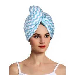 Kuber Industries Blue & White Striped Microfiber 380 GSM Bath Towel-picture-32