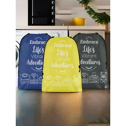 Kuber Industries Blue and Yellow 3 Pieces Regular Travel Clothing Organisers-picture-40