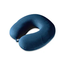 Kuber Industries Blue Microfiber Travel Pillow-picture-31