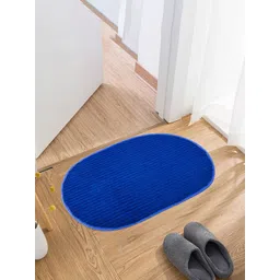 Kuber Industries Blue Oval Shaped Doormats-picture-38