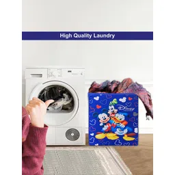 Kuber Industries Blue Printed Foldable Laundry Bag-picture-33