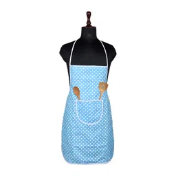 Kuber Industries Blue Printed Waterproof Kitchen Apron-picture-29
