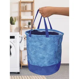 Kuber Industries Blue Printed Waterproof Laundry Bag-picture-23