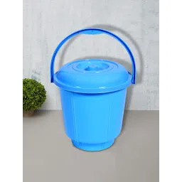 Kuber Industries Blue Solid Plastic Bath Accessories Set-picture-16