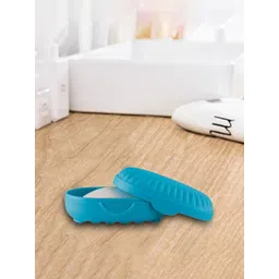 Kuber Industries Blue Solid Plastic Soap Dish-picture-42