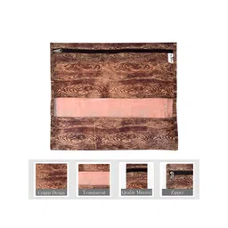 Kuber Industries Brown 25 Pieces Reusable Saree Organisers-picture-20