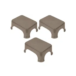 Kuber Industries Brown 3 Pieces Bathroom Step Stools-picture-40