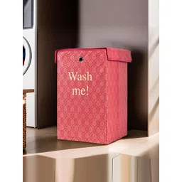 Kuber Industries Brown & Beige 4 Pieces Printed Foldable Laundry Bags 75L-picture-12