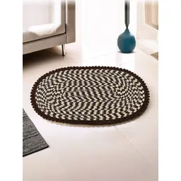 Kuber Industries Brown & Cream Cotton Anti Slip Doormats-picture-10