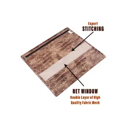 Kuber Industries Brown & Sky Blue 20 Pieces Reusable Saree Organisers image 3