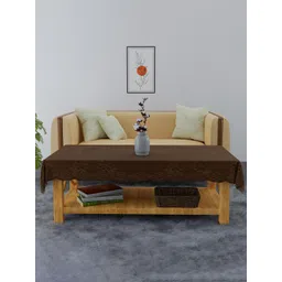 Kuber Industries Brown Ethnic Motifs Cotton 4-Seater Rectangle Table Cover-picture-37