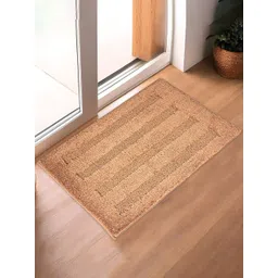 Kuber Industries Brown Self-Designed Microfibre Anti-Skid Doormat-picture-23