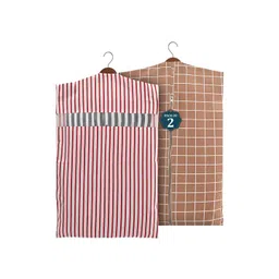 Kuber Industries Brown Set of 2 Regular Multi-Utility Organisers-picture-33