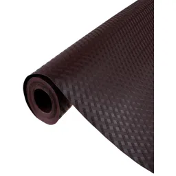 Kuber Industries Brown Textured Anti-Slip Roll Mat Shelf Liner-picture-34