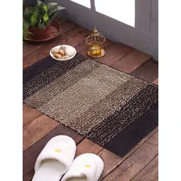 Kuber Industries Brown Textured Cotton Anti Slip Door Mat-picture-38