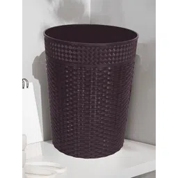 Kuber Industries Brown Textured Dustbin 10 L-picture-40