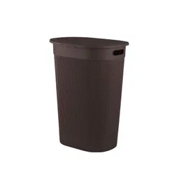 Kuber Industries Brown Textured Laundry Bag -  55 L-picture-10