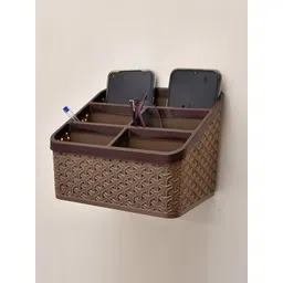 Kuber Industries Brown Textured Multi-Utility Organiser-picture-33