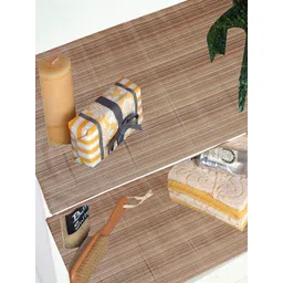 Kuber Industries Brown Textured Shelf Mat 5 Mtr Roll-picture-28