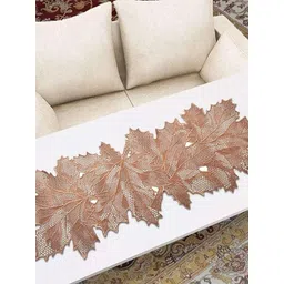 Kuber Industries Copper Leaf Design Leather Table Runners-image-28