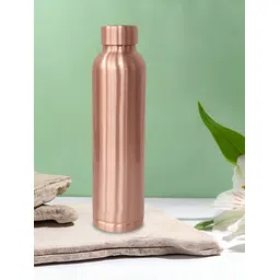 Kuber Industries Copper-Toned Set of 3 Copper Solid Water Bottle-image-10