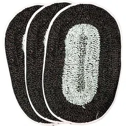 Kuber Industries Cotton Indoor Oval Doormat Dirts Trapper Mat Bath Door Mat Machine Washable for Porch/Kitchen/Bathroom/Laundry Room- Pack of 3 (Multicolour), Standard (Hs39Kubmart022067)-picture-17