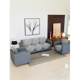 Kuber Industries Cream & White 10 Pieces 5 Seater Cotton Sofa Cover-picture-30