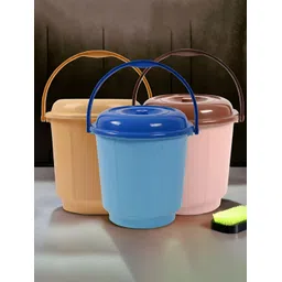 Kuber Industries Cream-Coloured & Blue 3 Pcs Bath Accessories Set-picture-38