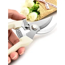 Kuber Industries Cream Metal Plant Cutter-picture-28