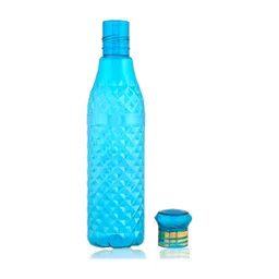 Kuber Industries Crystal Bingo Black & Blue 9 Pieces Water Bottles 1 L-picture-33