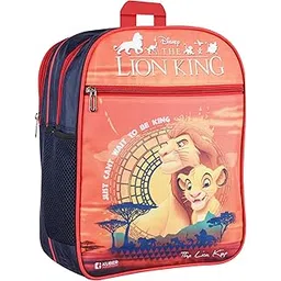kuber industries Disney The Lion King School Bags | Kids School Bags | Student Bookbag | Travel Backpack | School Bag for Girls & Boys | School Bag with 3 Compartments | Orange-picture-13